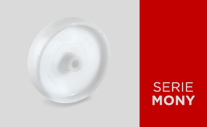 Nylon monolithic wheels