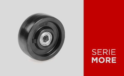 Monolithic wheels in phenolic resin for high temperatures