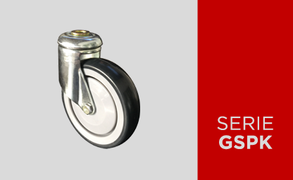 Non-marking rubber wheels for supermarket trolleys