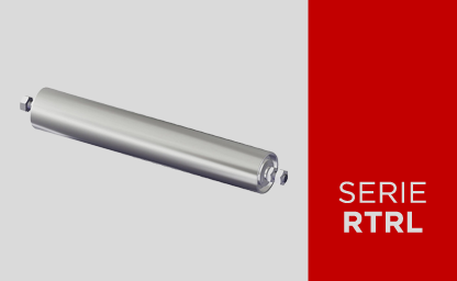 Conveyor rollers, light loads, spring axle