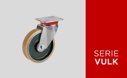 Roues Bayer Vulkollan sur noyau acier ou fonte