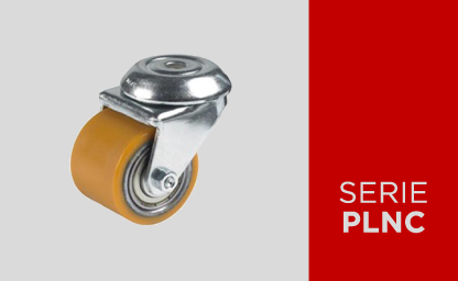 Polyurethane wheel on steel centre