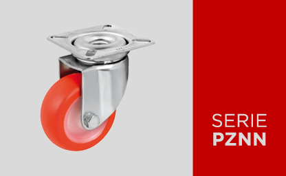 Injected polyurethane wheels on nylon core